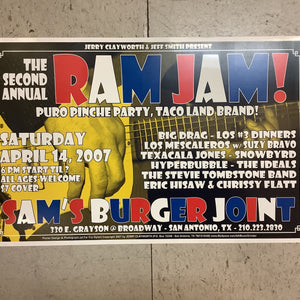 The Second Annual Ram Jam at Sam's Burger Joint - 2007 (Poster)