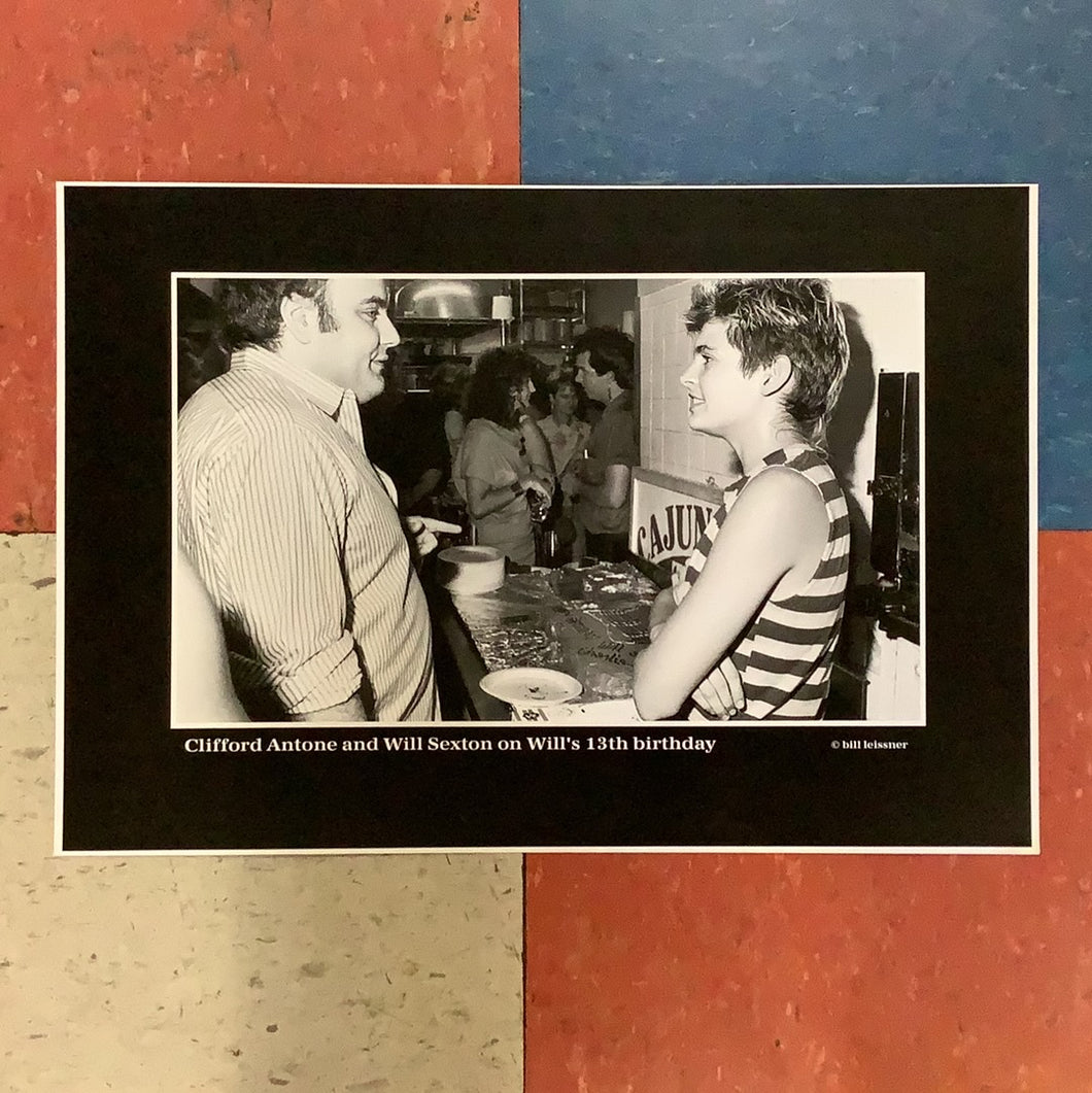 Bill Leissner Photo - Clifford Antone and Will Sexton on Will's 13th Birthday