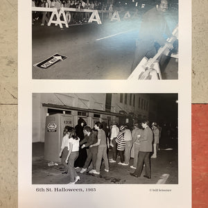 Bill Leissner Photo - 6th St. Halloween - 1985