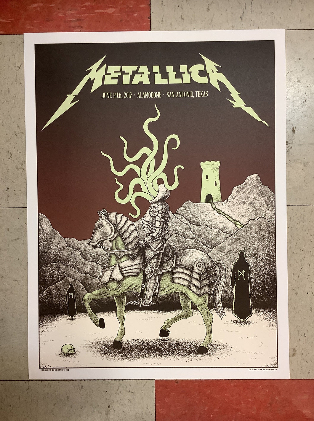 Metallica at The Alamodome - 2017 (Poster)