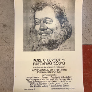 Roky Erickson's Birthday Party at La Zona Rosa - 1993 (Poster)