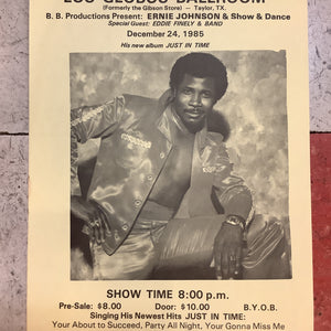 Ernie Johnson at Los Globos Ballroom - 1985 (Poster)