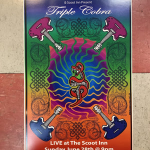 Triple Cobra at The Scoot Inn - 2007 (Poster)