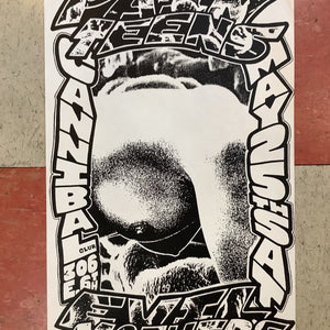 Pain Teens and Evil Mothers at Cannibal Club - 1991 (Poster)