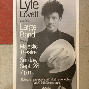 Lyle Lovett at Majestic Theatre - 1997 (Poster)