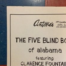 Load image into Gallery viewer, The Five Blind Boys of Alabama at Antone&#39;s - 1991 (Poster)
