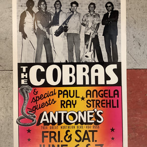 The Cobras at Antone's Nightclub - 1980 (Poster)