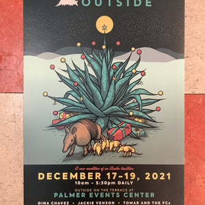 Armadillo Bazaar Outside at Palmer Events Center - 2021 (Poster)