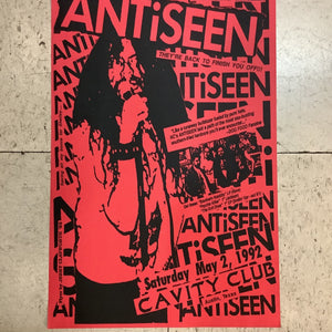ANTiSEEN at Cavity Club - 1992 (Poster)