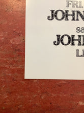Load image into Gallery viewer, John Lee Hooker and Johnny Winter at Liberty Lunch - 1992 (Poster)
