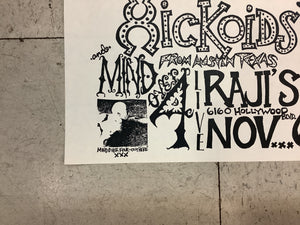 Texorcist with Hickoids and Mind Over 4 at Raji's (Poster)