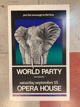Load image into Gallery viewer, World Party at Austin Opera House - 1990 (Poster)
