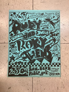 Ruby with Tom Fogerty and Roky and The Aliens - 1976 (Poster)