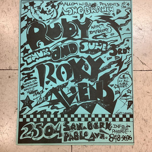 Ruby with Tom Fogerty and Roky and The Aliens - 1976 (Poster)