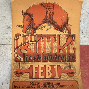 Leo Kottke and Josh White Jr. at Neely Auditorium (Poster)