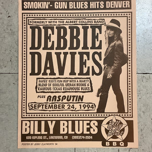 Debbie Davies at Billy Blues - 1994 (Poster)