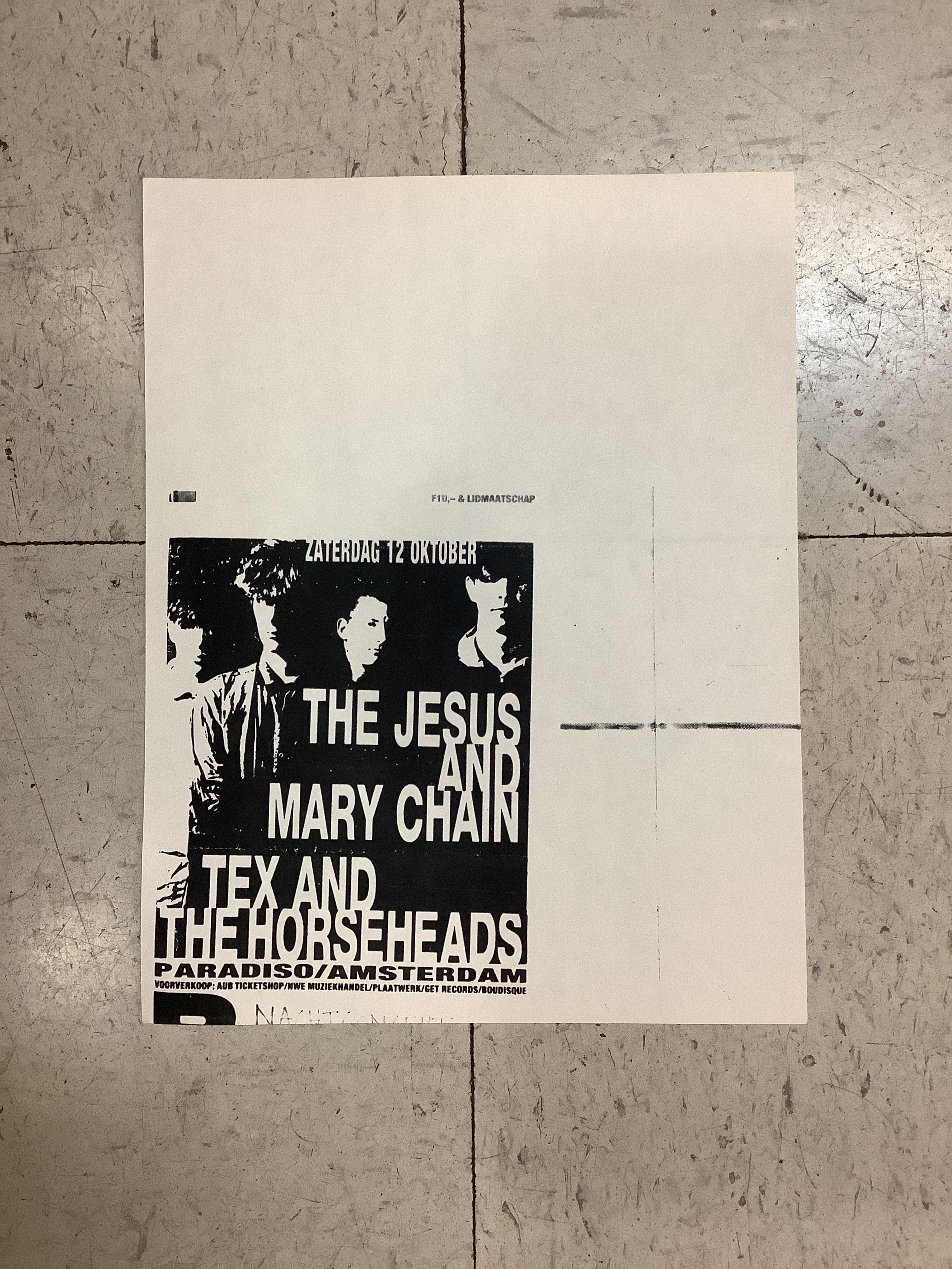 The Jesus and Mary Chain at Paradiso (Poster) – Antone's Record Shop
