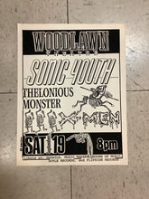 Load image into Gallery viewer, Sonic Youth at Woodlawn Theatre - 1987 (Poster)
