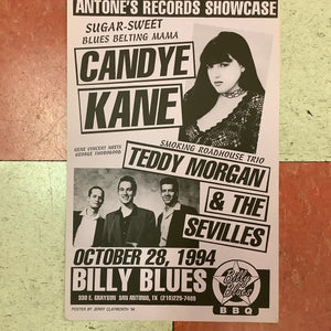Candy Kane, Teddy Morgan & The Sevilles at Billy Blues - 1994 (Poster)
