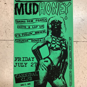Mudhoney at Cannibal Club - 1990 (Poster)