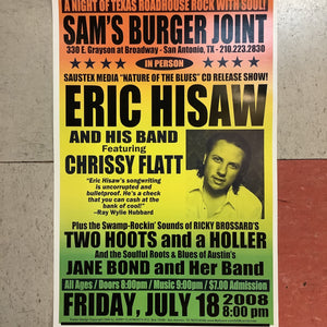 Eric Hisaw at Sam's Burger Joint - 2008 (Poster)