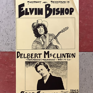 Elvin Bishop and Delbert McClinton at Soap Creek Saloon - 1979 (Poster)