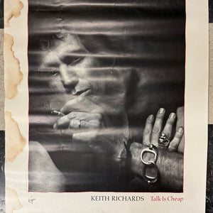 Keith Richards Talk Is Cheap Promo - 1988 (Poster)
