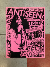 Load image into Gallery viewer, Antiseen at Cavity Club - 1992 (Poster)
