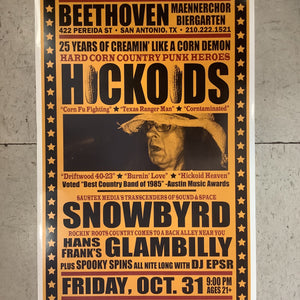 Hickoids at Beethoven Maennerchor Biergarten - 2008 (Poster)