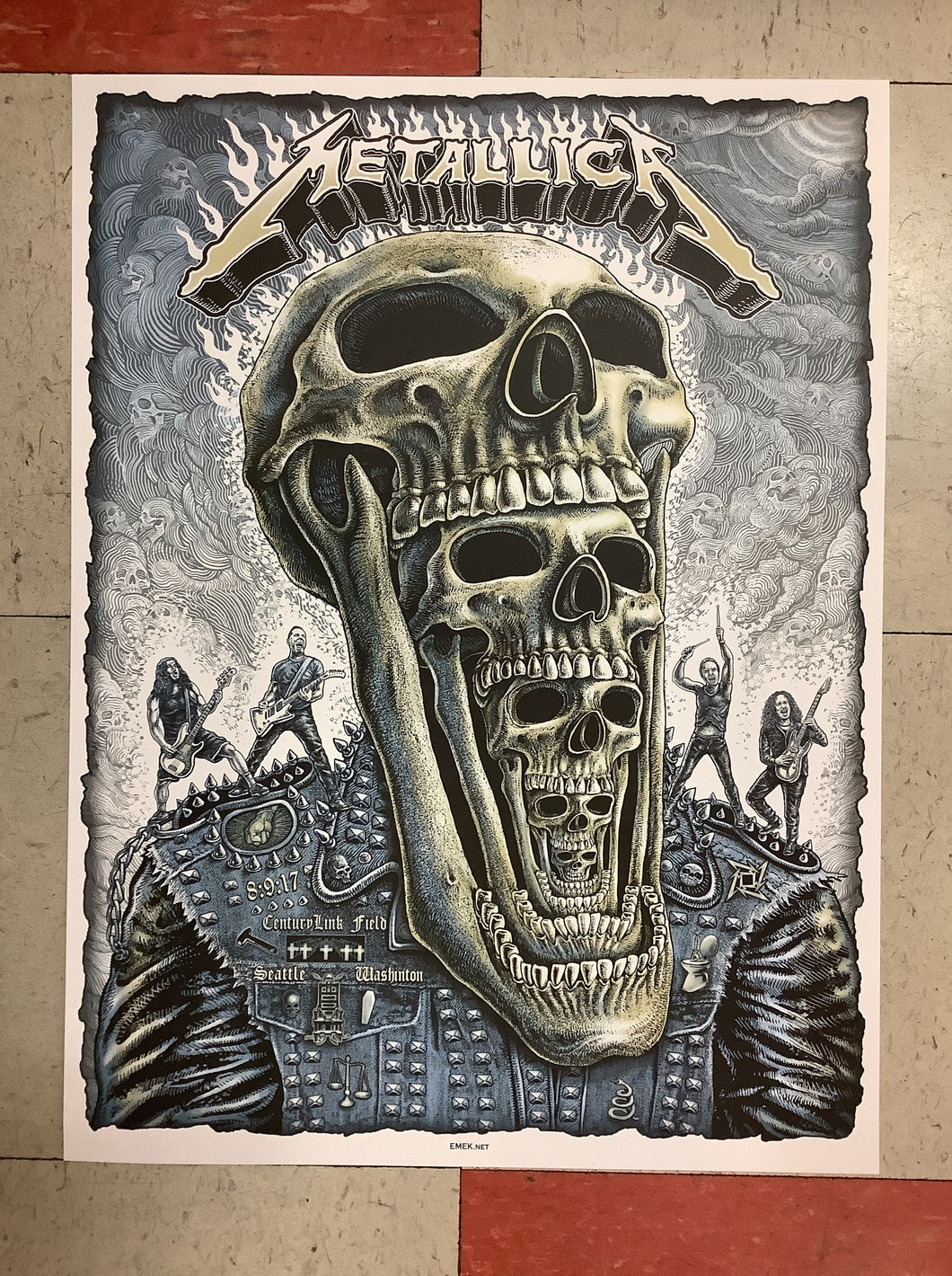 Metallica at Century Link Field - 2017 (Poster)