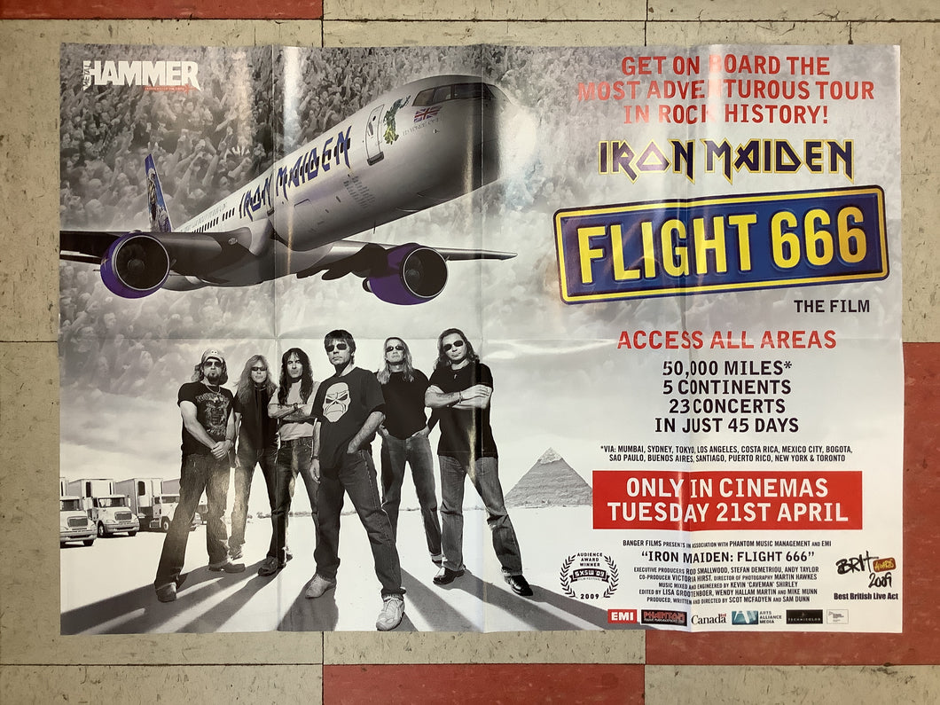 Iron Maiden Flight 666 Movie (Poster) – Antone's Record Shop