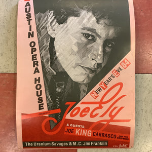 Joe Ely New Year's Eve at Austin Opera House - 1984 (Poster)