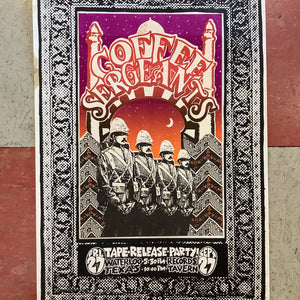 Coffee Sergeants Tape Release Party - 1991 (Poster)