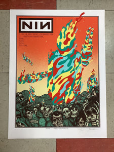 Nine Inch Nails at Red Rocks - 2018 (Poster)