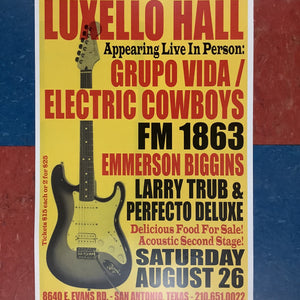 Grupo Vida/Electric Cowboys at Luxello Hall - 2006 (Poster)
