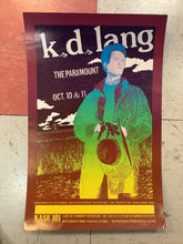 Load image into Gallery viewer, k.d. lang at The Paramount - 1989 (Poster)

