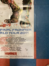 Load image into Gallery viewer, Iron Maiden: The Final Frontier World Tour - 2011 (Poster)
