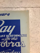 Load image into Gallery viewer, Paul Ray and The Cobras at Symphony Square - 1978 (Poster)
