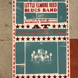 Little Elmore Reed Blues Band at Legendary White Swan (Poster)