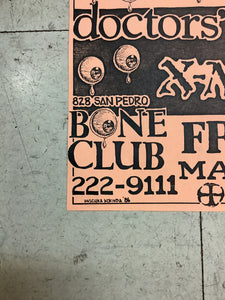 Poison 13 at Bone Club - 1986 (Poster)