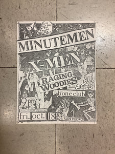 Minutemen at Bone Club (Poster)