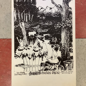 Nothing Strikes Back Ice Cream Menu - 1970s (Poster)