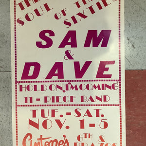 Sam & Dave at Antone's Nightclub - 1977 (Poster)