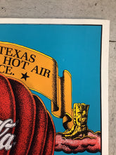 Load image into Gallery viewer, The Coca-Cola Texas Sesquicentennial Hot Air Balloon Race - 1986 (Poster)
