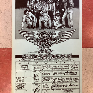 Soap Creek Saloon November Calendar - 1977 (Poster)