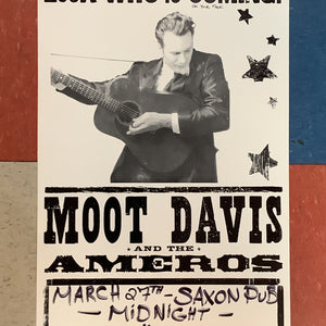Moot Davis and the Ameros at Saxon Pub - 2009 (Poster)
