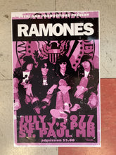 Load image into Gallery viewer, Ramones at Kelly's Pub - 1977 (Poster)
