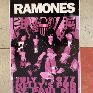 Ramones at Kelly's Pub - 1977 (Poster)