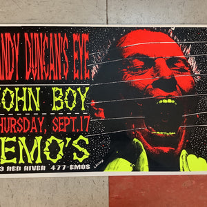 Sandy Duncan's Eye & John Boy at Emo's - 1992 (Poster)