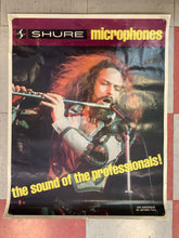 Load image into Gallery viewer, Jethro Tull Shure Microphones (Poster)
